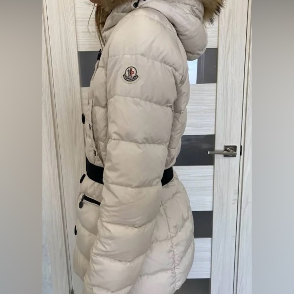 GENE Down Puffer Fur Hooded Jacket Parka Coat